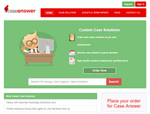 Tablet Screenshot of caseanswer.com
